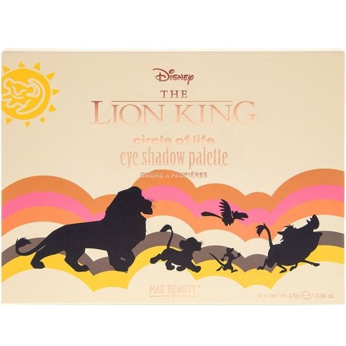 Mad Beauty Lion King Eyeshadow Palette 1 бр