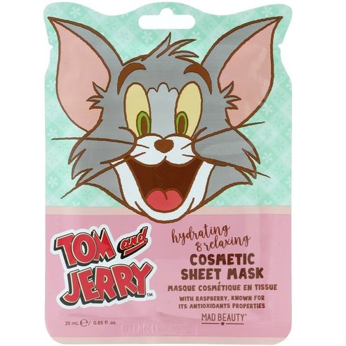 Mad Beauty Tom & Jerry Cosmetic Sheet Mask 1 бр - Tom