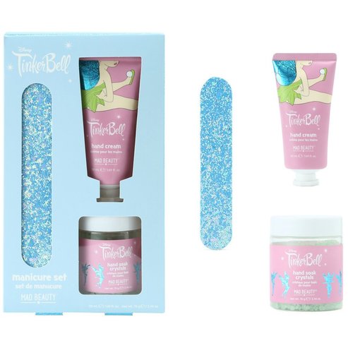 Mad Beauty Promo TinkerBell Hand Cream 50ml & Hand Soak Crystals 70g & Nail File 1 бр