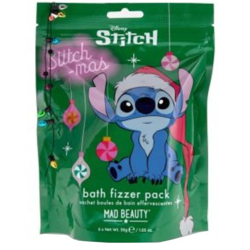 Mad Beauty Stitchmas Bath Fizzer Pack 6x30g