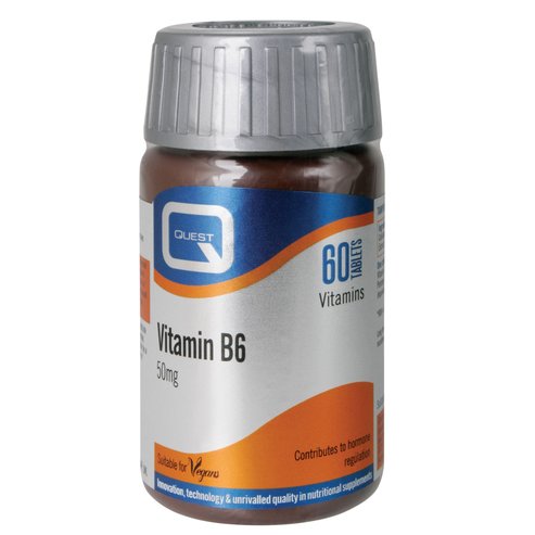 Quest vitamin B6 50mg 60tabs