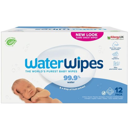 WaterWipes Baby Wipes 0m+, 720 бр
