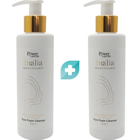 Inalia Комплект Pure Foam Cleanser 3 in 1 with Active Minerals & Prebiotics 2x200ml