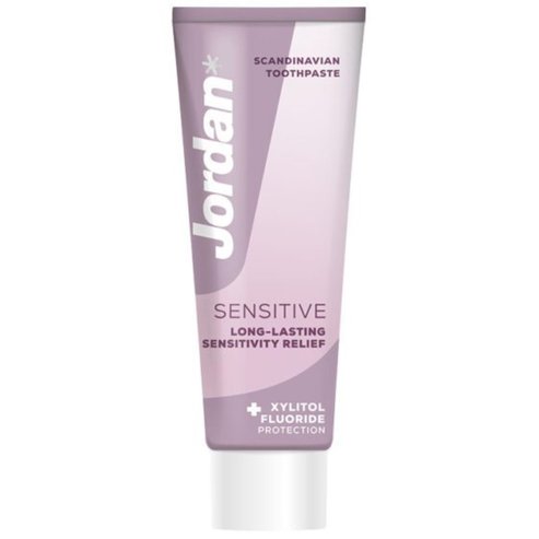 Jordan Sensitive Long-Lasting Relief Xylitol & Fluoride Protection Toothpaste 75ml