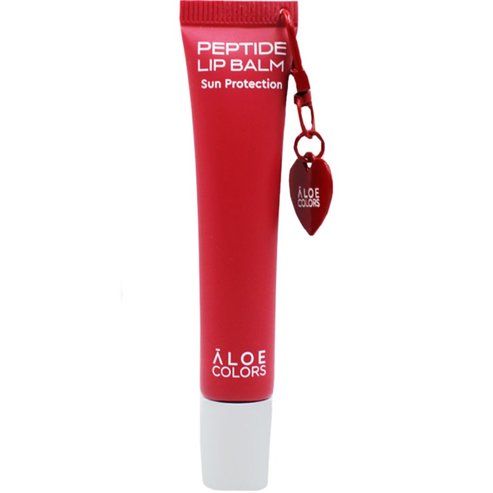 Aloe Colors Peptide Sun Protection Lip Balm Хидратиращ балсам за устни със слънцезащита, който дарява комфорт, подхранване & впечатляващ блясък с аромат на ягода 15ml - Strawberry Milkshake