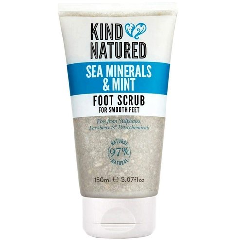 Kind Natured Scrub Sea Minerals & Mint Foot, Scrub който освежава и успокоява уморените крака 150ml