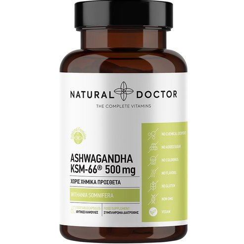 Natural Doctor Ashwagandha KSM-66 500mg 60veg.caps