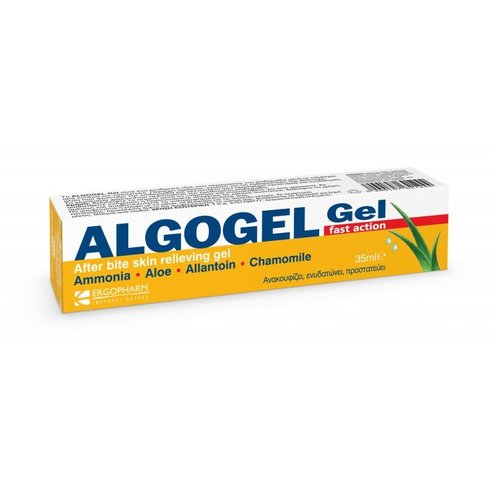 Algogel After Bite Skin Relieving Gel Fast Action Овлажняващ гел с амоняк, облекчава и предпазва от ужилвания 35ml