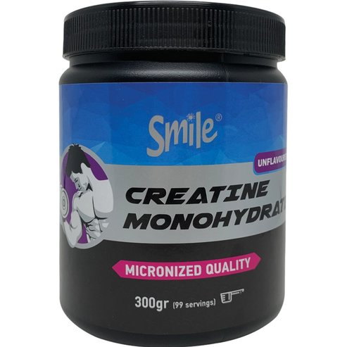 Smile Unflavored Microionized Creatine Monohydrate 300gr