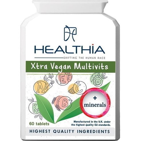 Healthia Xtra Vegan Multivits 60tabs