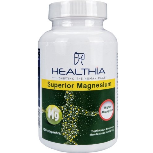 Healthia Superior Magnesium Higher Absorption 125mg 120caps