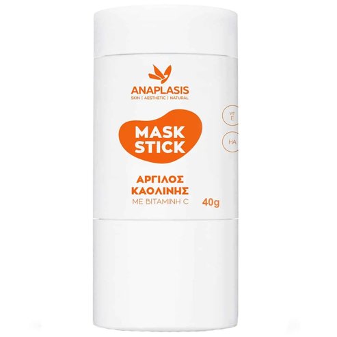 Anaplasis Tone, Glow, Cleansing, Antimicrobial Action Kaolin Clay Vitamin C Mask Stick 40g
