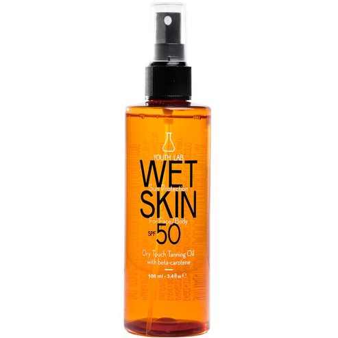 Youth Lab Wet Skin Spf50 Face & body Dry Touch Tanning Oil 100ml