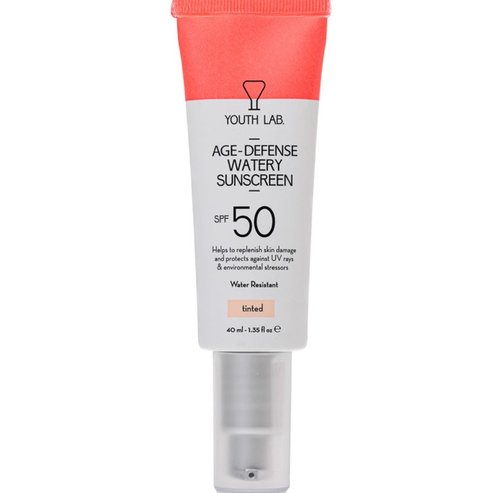 Youth Lab Age-Defense Watery Sunscreen Spf50, 40ml - Tinted