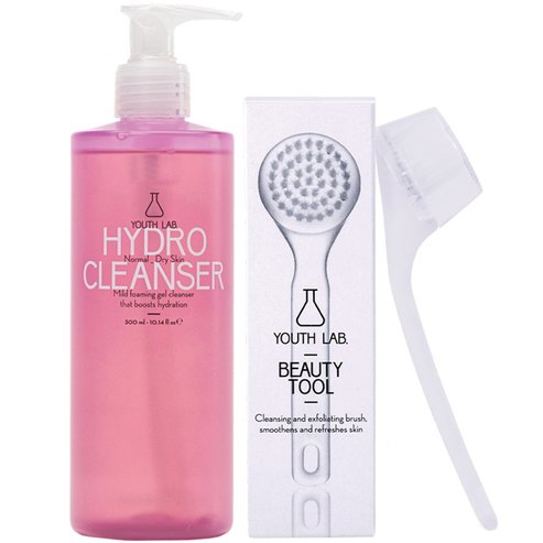 Youth Lab Promo Hydro Cleanser Mild Foaming Gel for Normal & Dry Skin 300ml & Подарък Beauty Tool 1 бр