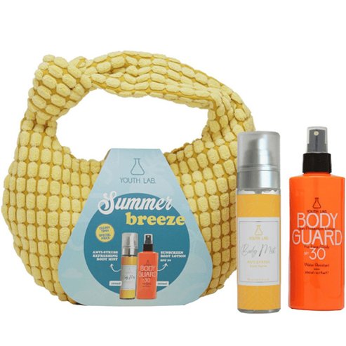 Youth Lab Promo Body Guard Spf30 Sunscreen Lotion 200ml & Anti-Stress Exotic Sunrise Body Mist 100ml & Подарък Несесер 1 Брой