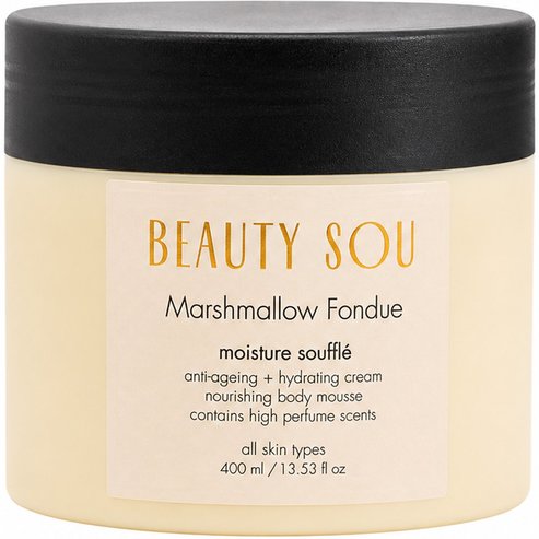 Beauty Sou Marshmallow Fondue Body Moisture Soufle Хидратиращ Крем за Тяло с Прекрасен Дълготраен Аромат 400ml