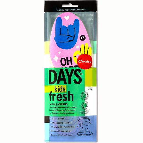 Christou Days Kids Fresh oh Happy Days CH-070/CH-071 Mint & Citrus Розов 1 чифт