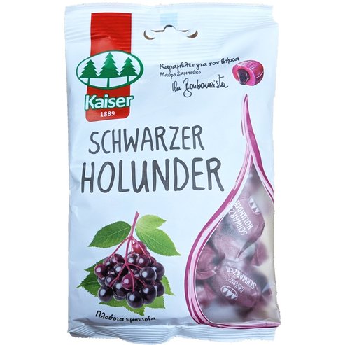 Kaiser Black Elderberry Candies 90g