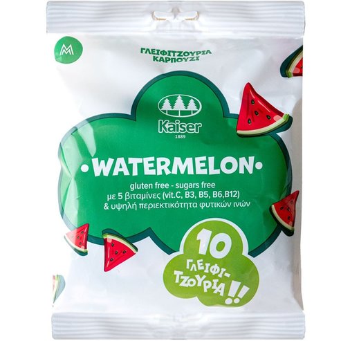 Kaiser Vitamins & Natural Fibers Watermelon Lollipops 10 бр