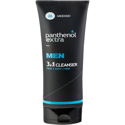 Medisei Подарък Panthenol Extra Men3 in1 Cleanser Мъжки душ гел, шампоан и почистващ препарат за лице 50ml