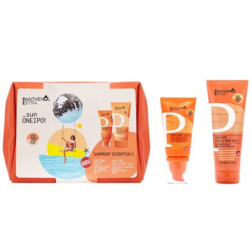 Medisei Panthenol Extra Promo Sun Care Color Spf30, 50ml & Sun Care Face & Body Milk Spf30, 100ml & Подарък торбичка 1 бр