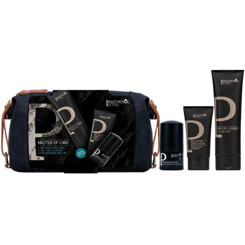 Medisei Panthenol Extra Promo Men After Shave Balm 75ml & Men 3in1 Cleanser 200ml & Deodorant Roll-On 50ml & Подарък торбичка 1 бр