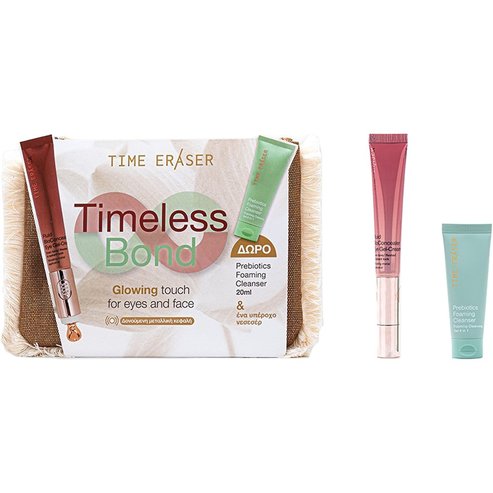 Medisei Time Eraser Promo Fluid BioConcealer Eye Gel-Cream 20ml & Prebiotics Foaming Cleanser 20ml & Подарък торбичка 1 брa