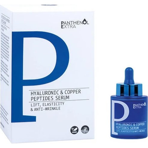 Medisei Panthenol Extra Hyaluronic & Copper Peptides Serum Хидратиращ серум против стареене, обогатен с хиалуронова киселина и медни пептиди 30ml