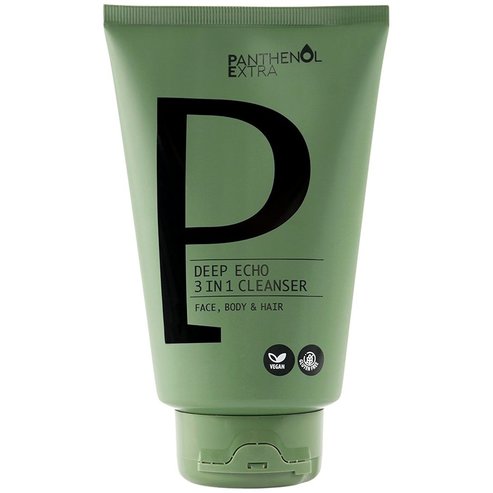 Panthenol Extra Deep Echo 3in1 Cleanser Мъжки тонизиращ душ гел & шампоан за лице, тяло & коса с прекрасен аромат 200ml