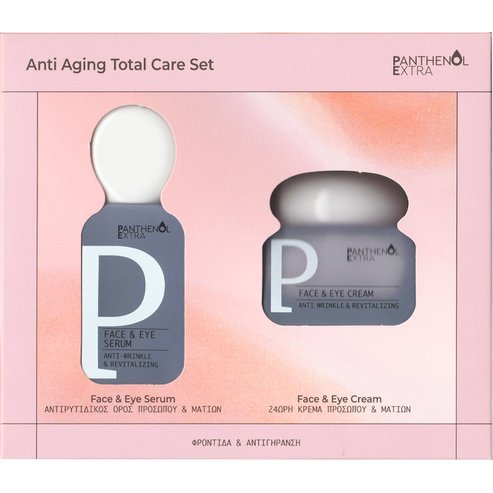 Medisei Panthenol Extra Promo Anti-wrinkle & Revitalizing Face & Eye Serum 30ml & Cream 50ml