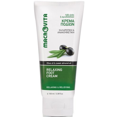 Macrovita Olive Oil & Almond Oil Relaxing Foot Cream 100ml