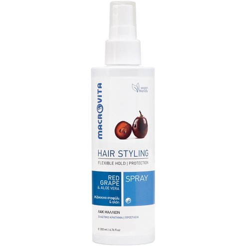 Macrovita Red Grape Flexible Hair Hold Spray 200ml