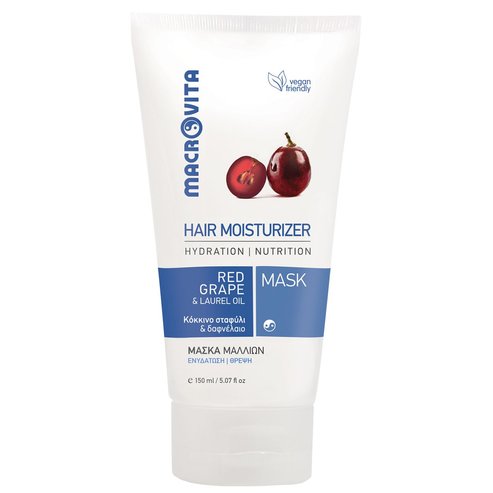 Macrovita Hair Moisturizer Mask with Red Grape & Laurel Oil 150ml