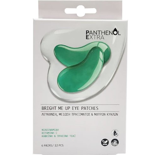 Medisei Panthenol Extra Bright Me Up Eye Patches Маска за очи за намаляване на подпухналостта, тъмните кръгове и избелване 12 бр