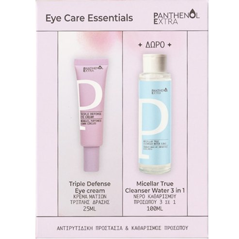 Medisei Panthenol Extra Promo Triple Defense Eye Cream 25ml & Подарък Cleanser 3in1 Micellar Water 100ml