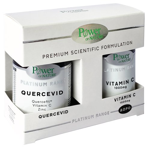 Power Health Promo Platinum Range Quercevid 30caps & Подарък Vitamin C 1000mg 20caps