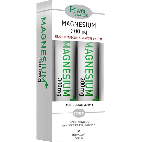 Power Health Promo Magnesium+ 300mg 40 Effer.tabs (2x20 Effer.tabs)