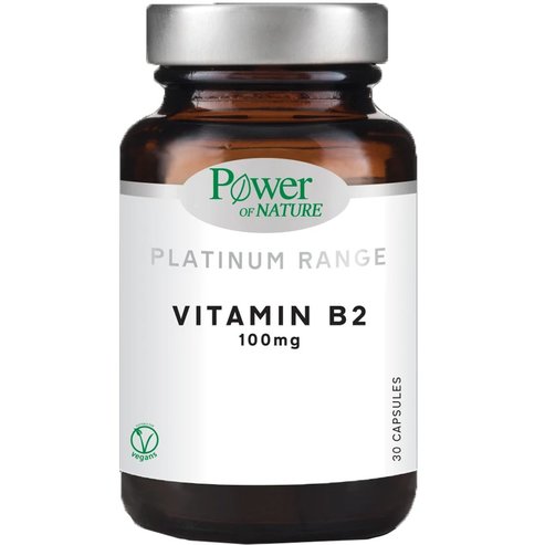 Power Health Platinum Range Vitamin B2 100mg 30veg.caps