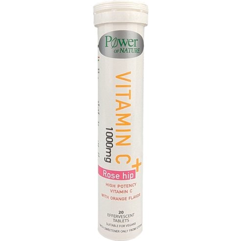 Power Health Vitamin C 1000mg + Rose Hip High Potency 20 Effer.tabs