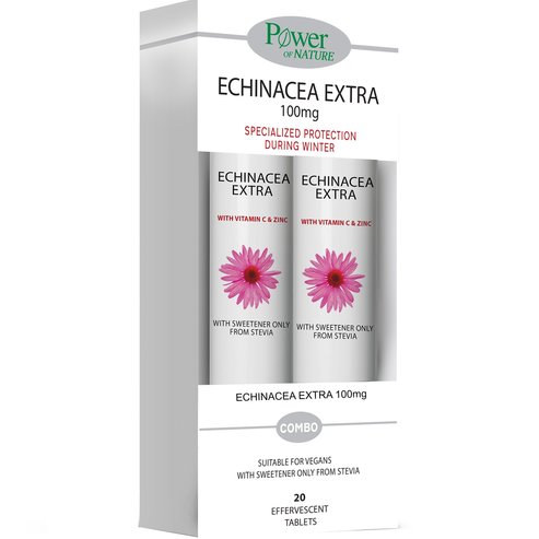 Power Health Promo Echinacea Extra 100mg, 40 Effer.tabs (2x20 Effer.tabs)