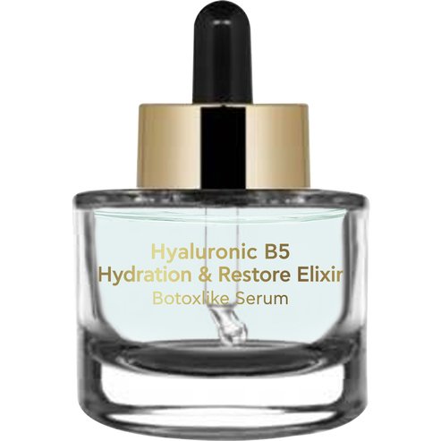 Inalia Hyaluronic B5 Hydration & Restore Elixir Botoxlike Serum for Face, Neck & Decollete 15ml