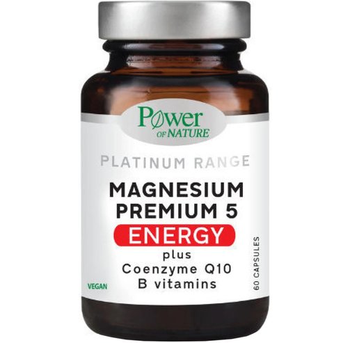 Power Health Platinum Range Magnesium Premium 5 Energy Plus Q10 & B Vitamins 60caps