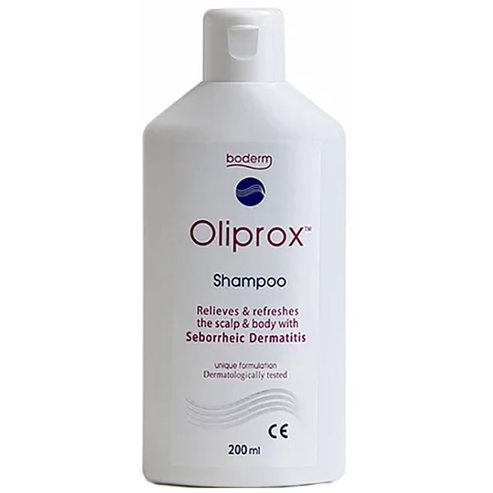 Oliprox Seborrheic Dermatitis Shampoo Ексфолиращ, успокояващ шампоан срещу себореен дерматит на скалпа & тялото 200ml