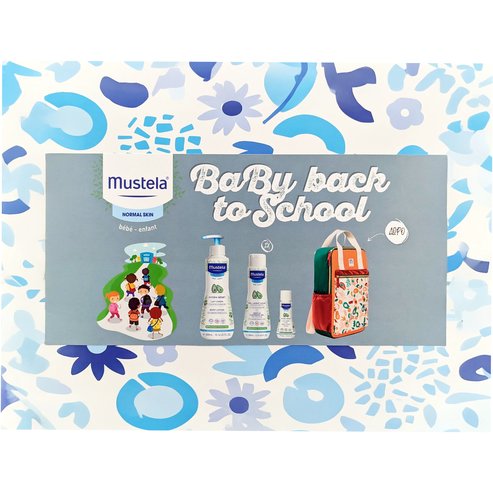 Mustela Promo Body Lotion 350ml (300ml + 50ml) & Gentle Cleansing Gel 400ml (2x200ml) & Подарък Backpack 1 бр