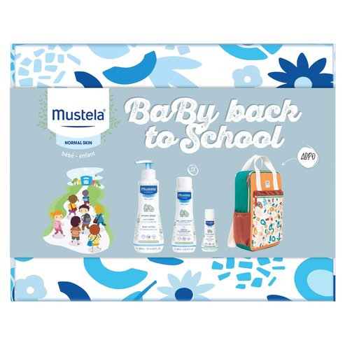 Mustela Promo Body Lotion 350ml (300ml + 50ml) & Gentle Cleansing Gel 400ml (2x200ml) & Подарък Backpack 1 бр