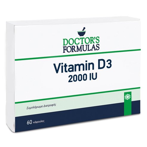 Doctor\'s Formulas Vitamin D3 2000 IU 60Soft.caps