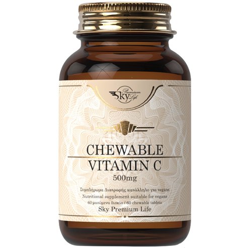 Sky Premium Life Chewable Vitamin C 500mg 60 Chew.tabs