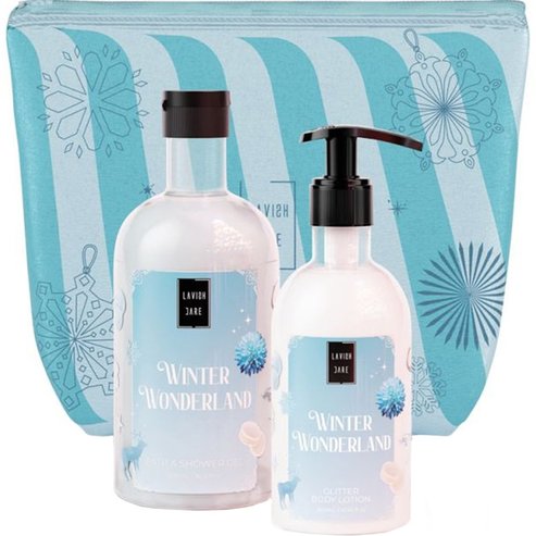 Lavish Care Promo Winter Wonderland Bath & Shower Gel 500ml & Glitter Body Lotion 300ml & торбичка 1 бр