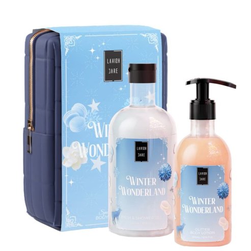 Lavish Care Promo Winter Wonderland Bath & Shower Gel 500ml & Glitter Body Lotion 300ml & торбичка 1 бр